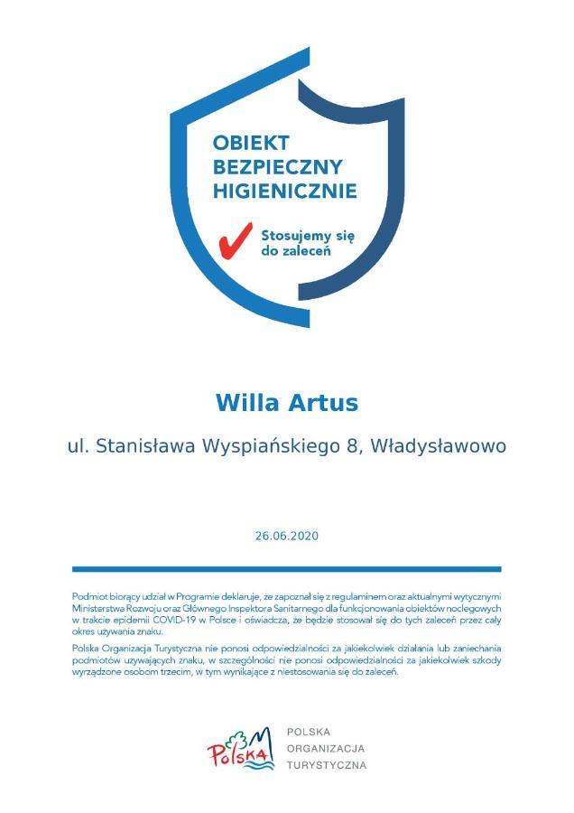 Willa Artus Wladyslawowo Exterior foto